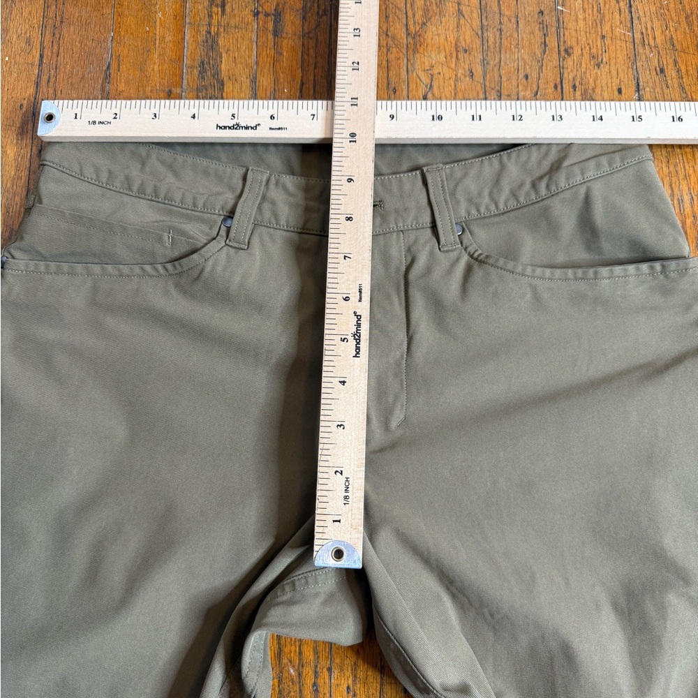 Lululemon ABC Pant Men’s 30x28 Slim Fit 5 Pocket Warpstreme Khaki Tan - Picture 9 of 10